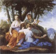 Eutepe and Thalia Eustache Le Sueur